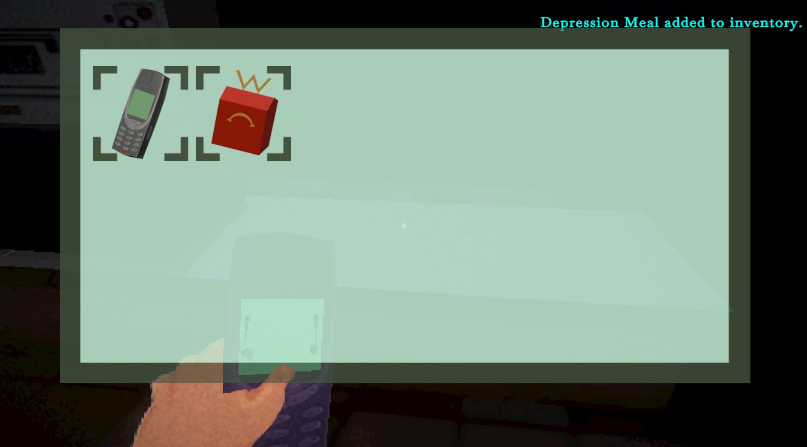 Inventory screen