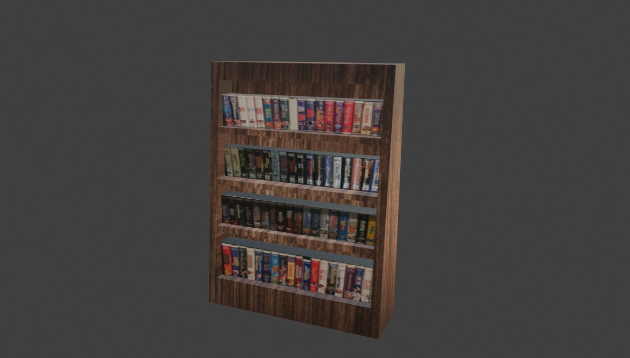 VHS shelf model